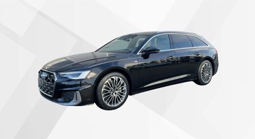 Der Audi A6 Avant hybrid in Mythosschwarz