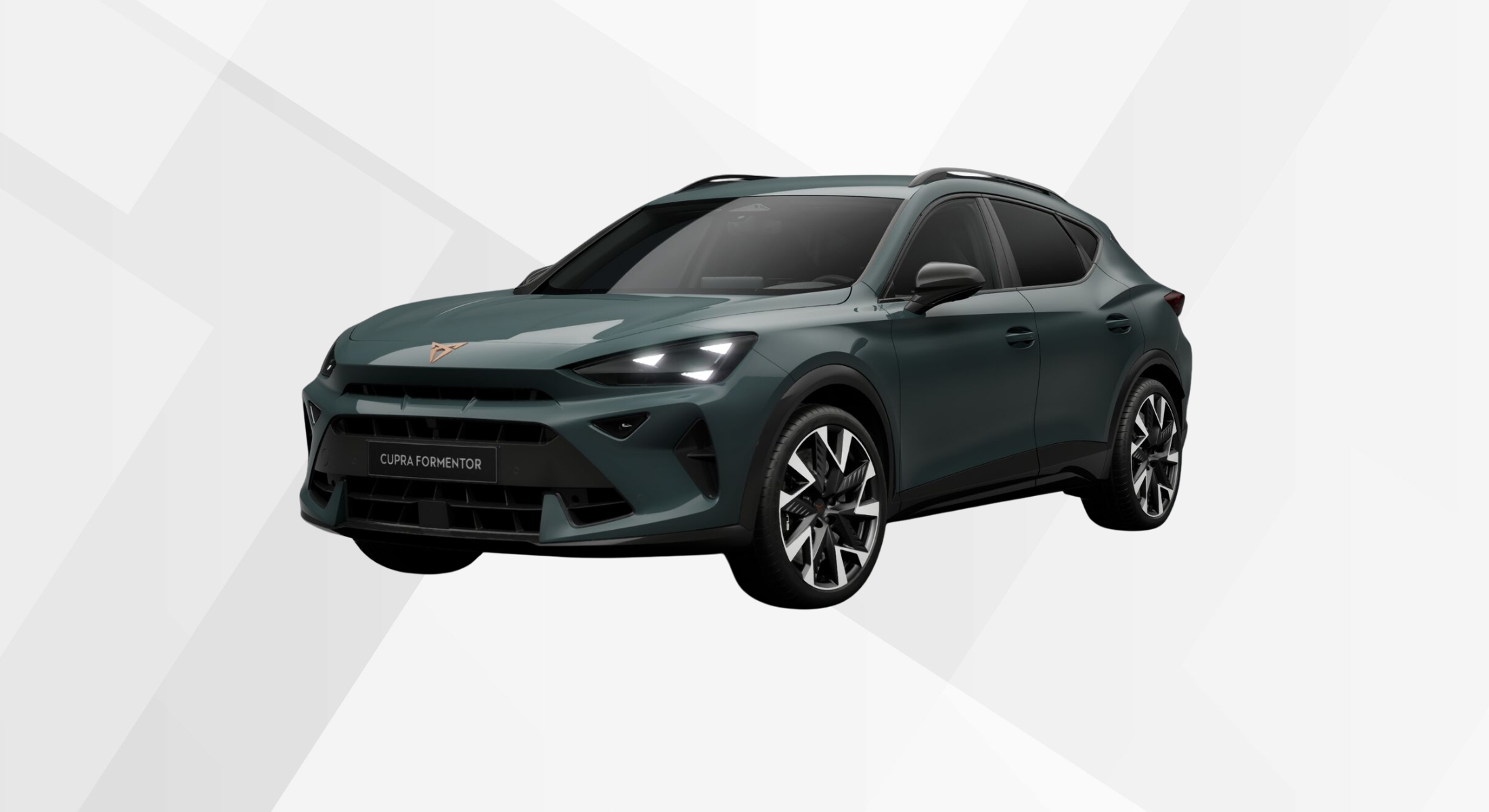 Der CUPRA Formentor VZ in der Farbe Fjord Blau.