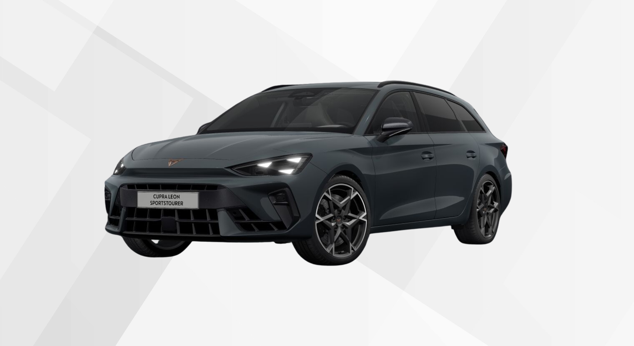 Der CUPRA Leon ST VZ in der Farbe Fjordblau.