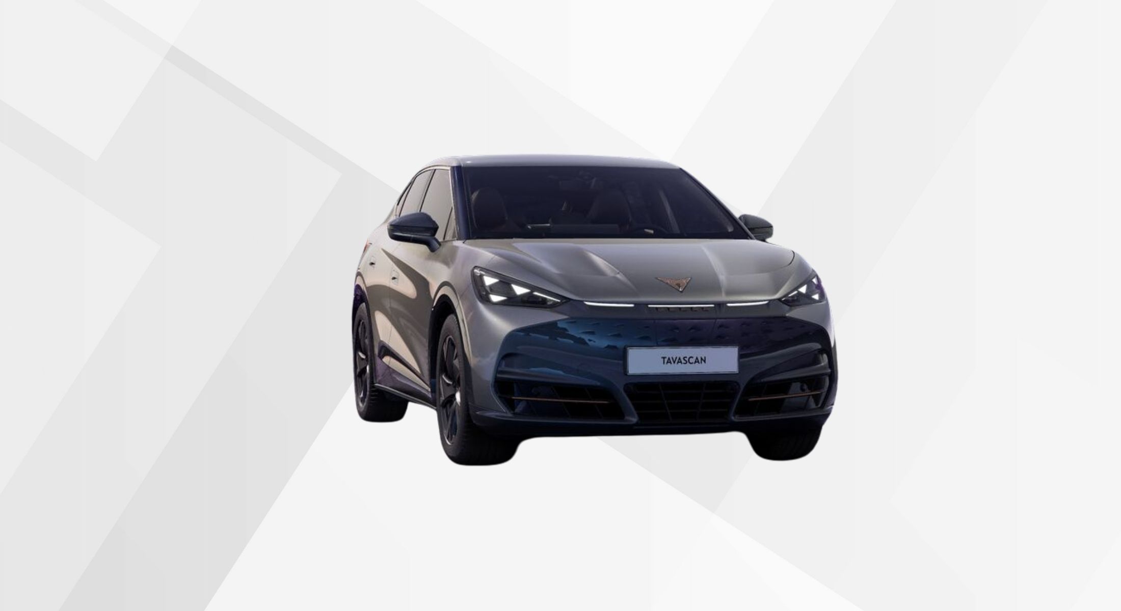 Der CUPRA Tavascan in der Farbe Atacama Desert Metallic.
