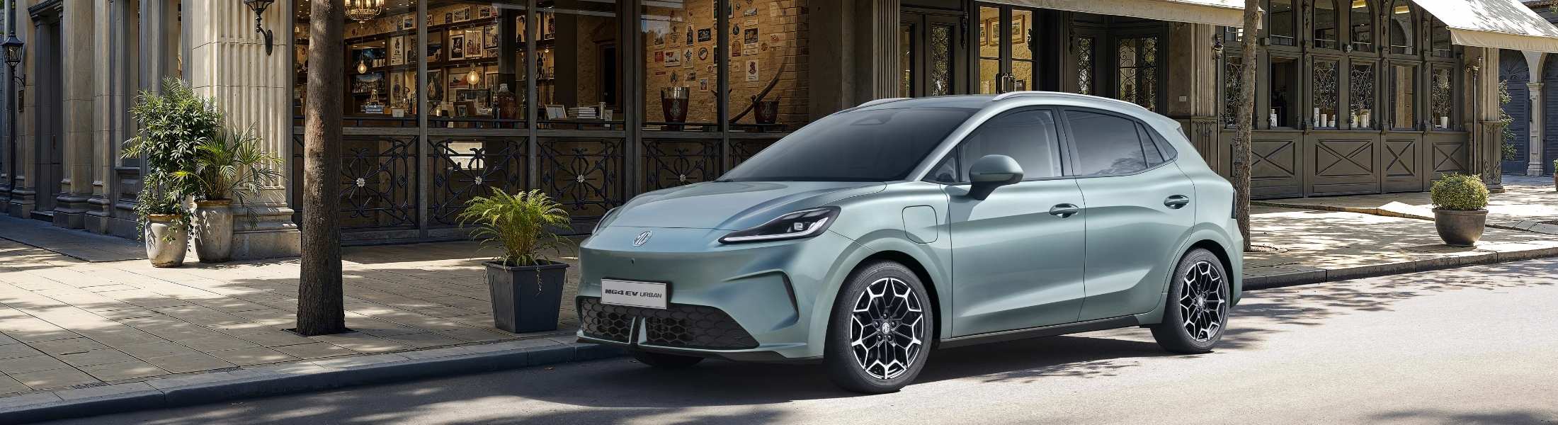 grüner MG4 ev urban in gruen