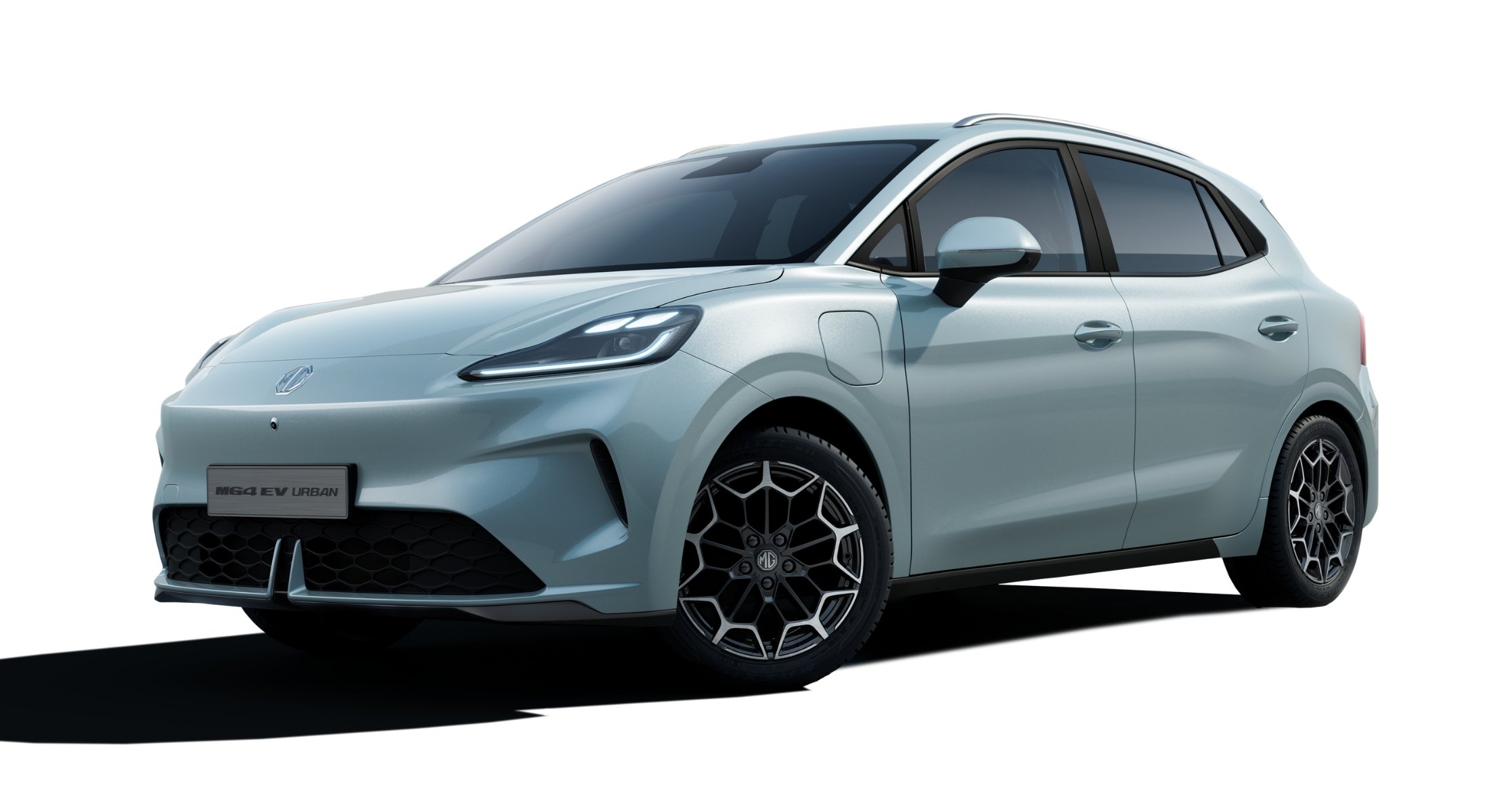 mg4 ev urban active in gruen