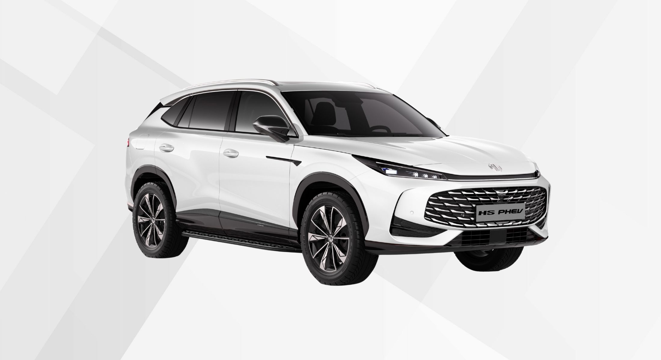 MG HS PHEV dover white