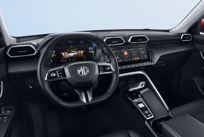 mg zs hev lenkrad