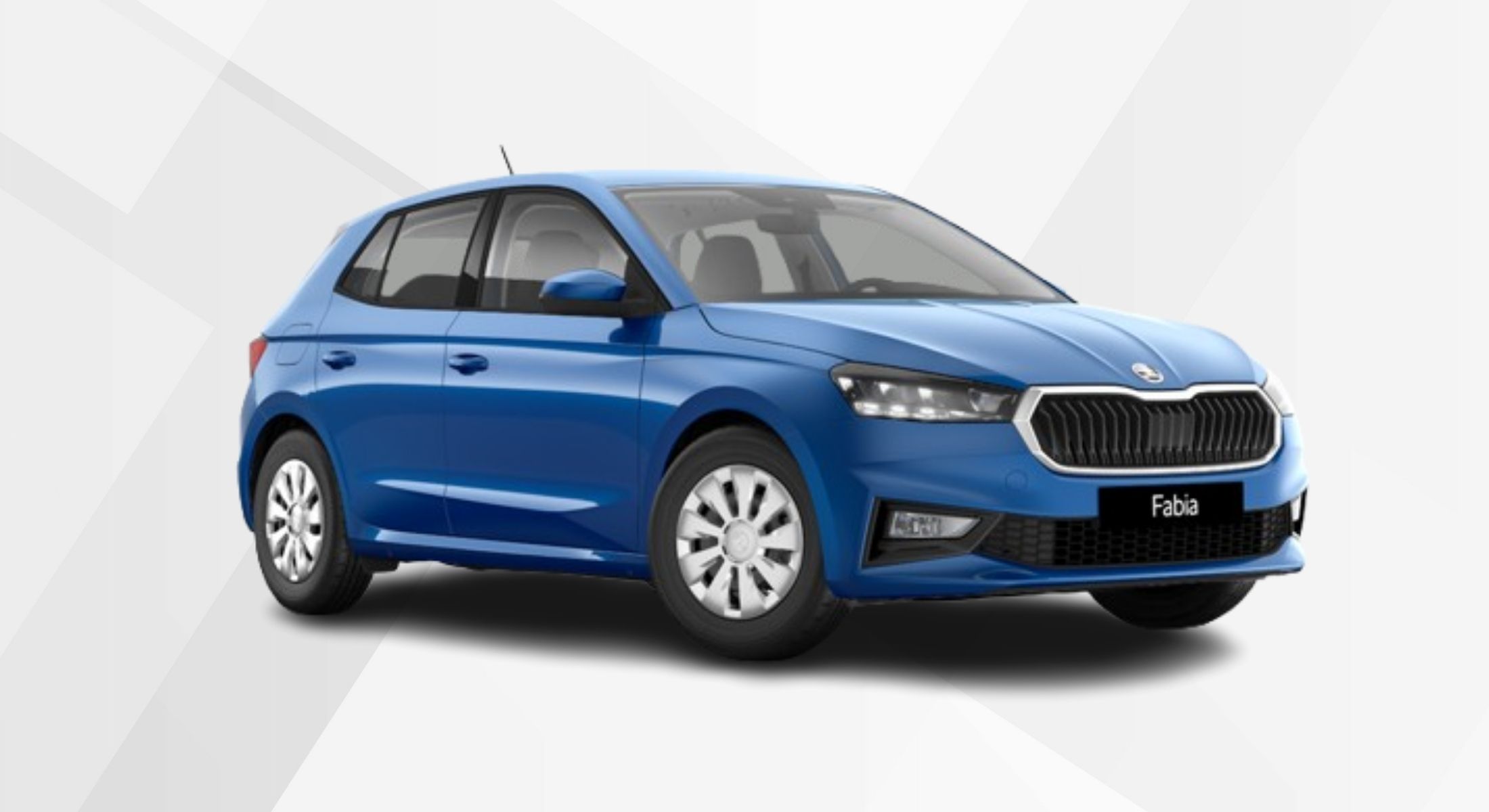 Skoda Fabia in der Farbe Energy-Blau