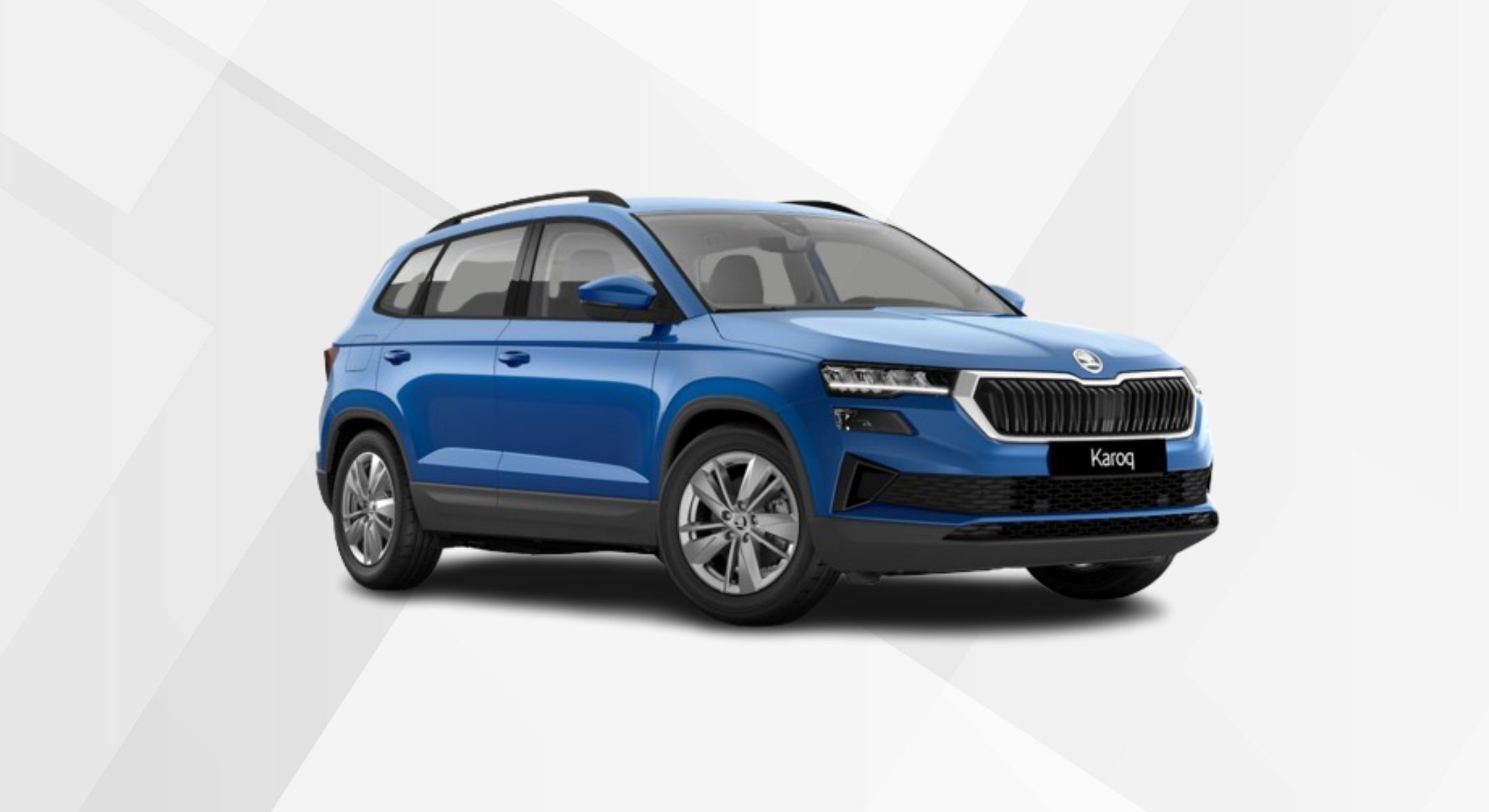 Skoda Karoq in der Farbe Energy-Blau