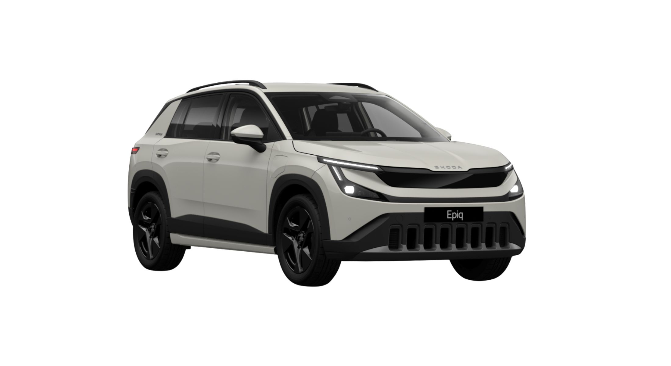Der Skoda Epiq Edition Eins in der Farbe Marbel-Grau.