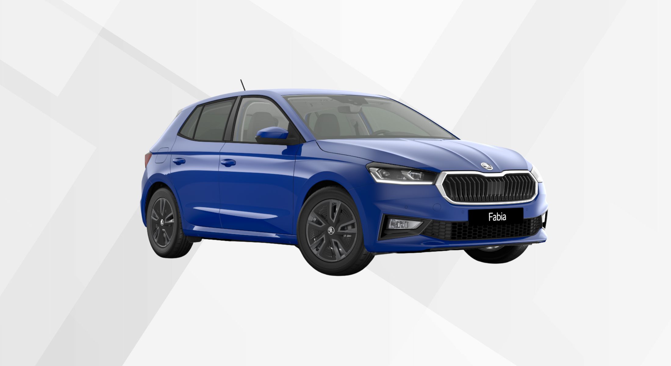 Skoda Fabia in der Farbe Energy-Blau