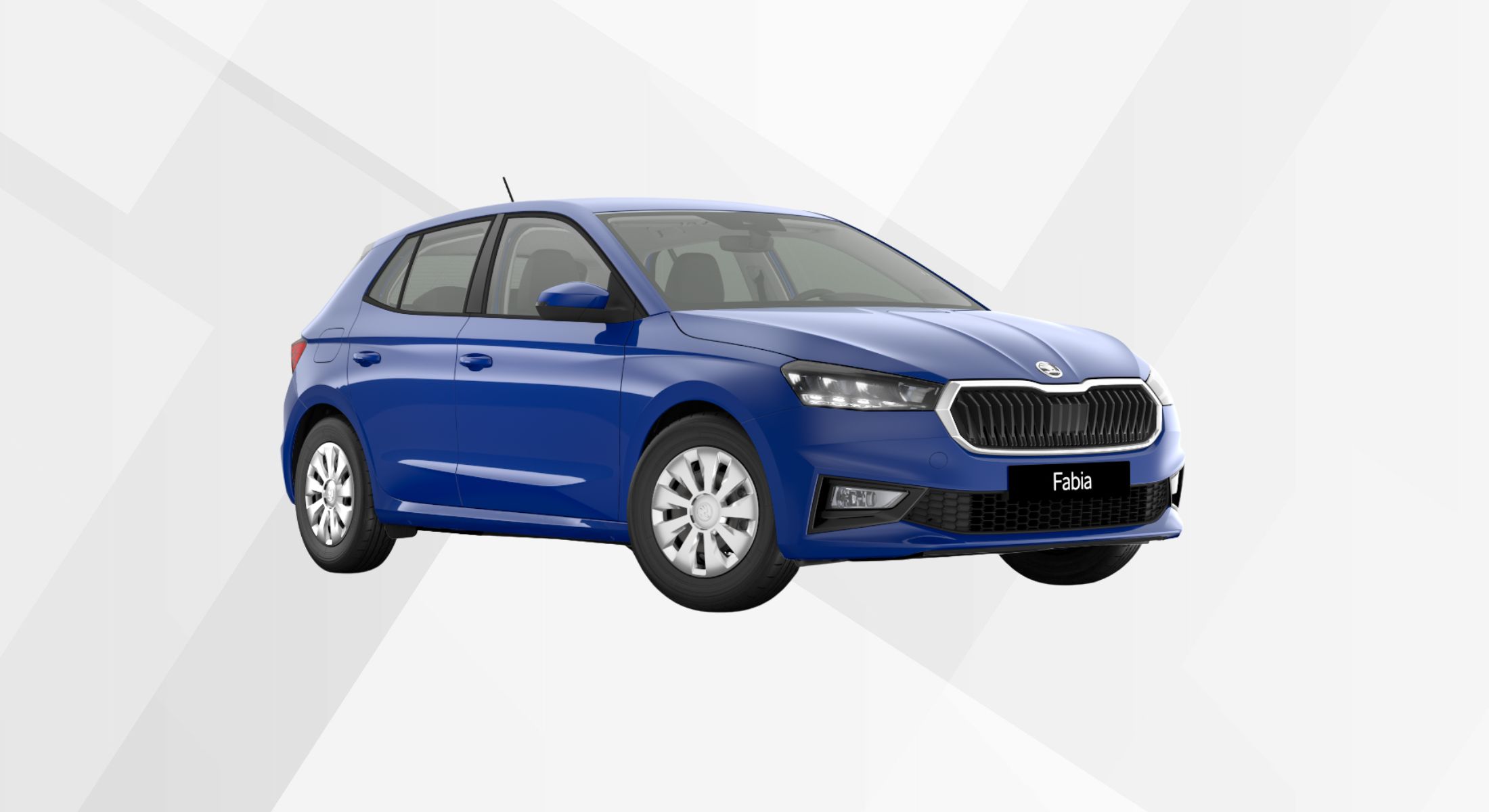 Skoda Fabia in der Farbe Energy-Blau