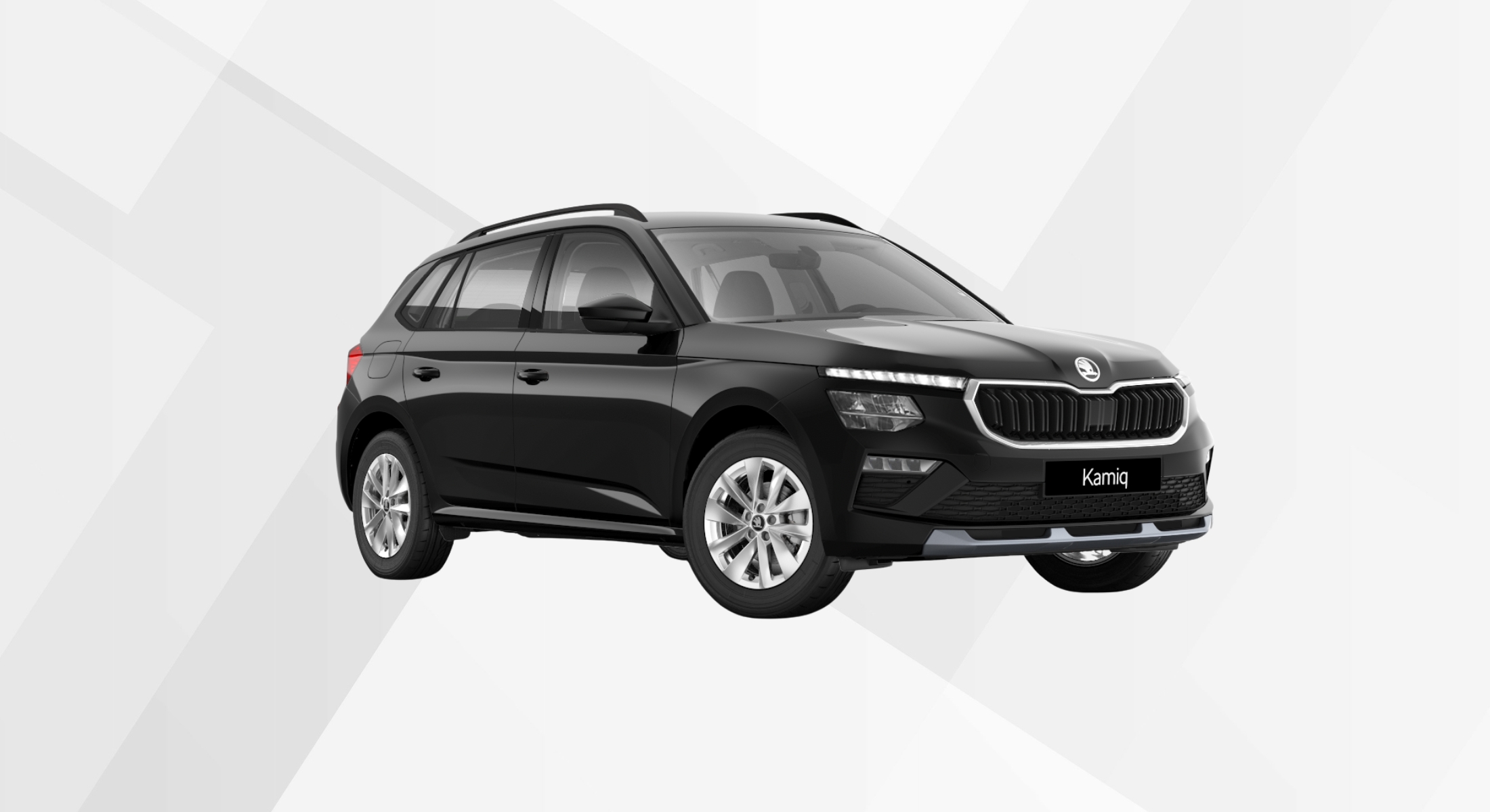 Der Skoda Kamiq Selection in der Farbe Black-Magic-Perleffekt