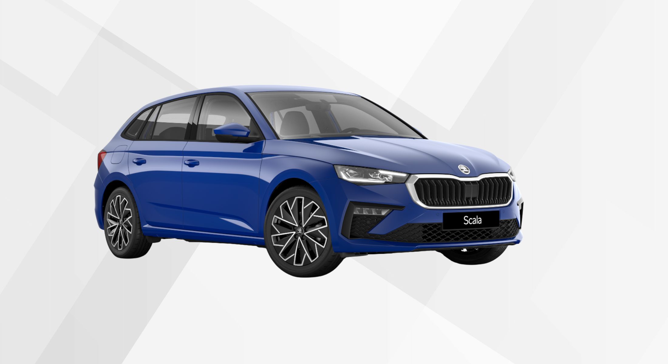 Skoda Scala in der Farbe Energy-Blau