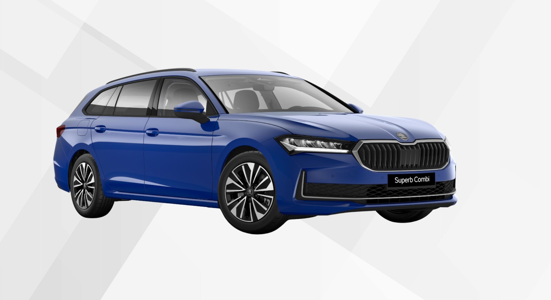 Skoda Superb in der Farbe Energy-Blau Uni