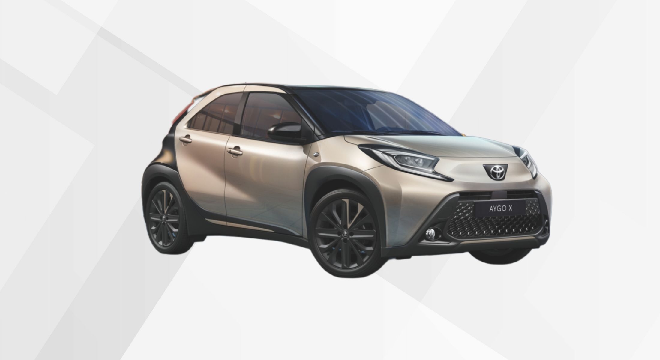 Der Toyota Aygo X Business in Schneeweiß
