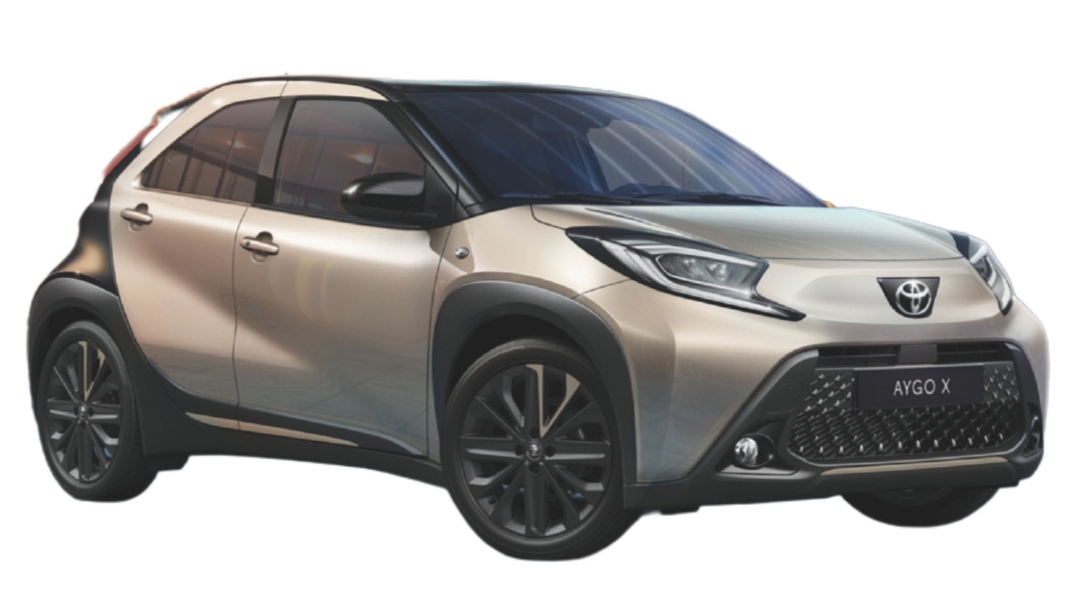 toyota aygo x benzinger in grau