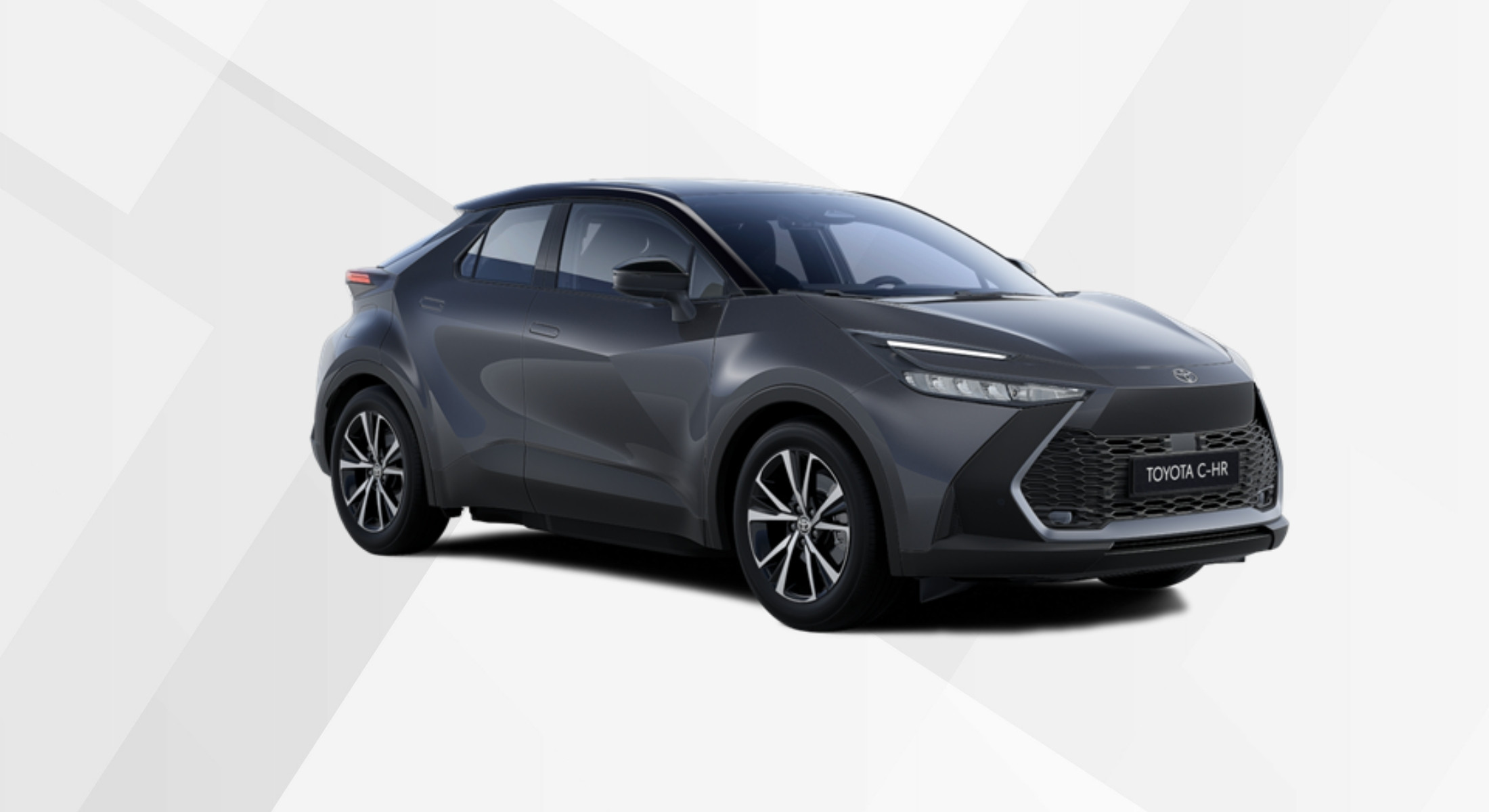 Der Toyota C-HR Plug-in grey metallic