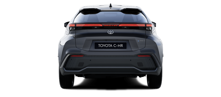 c-hr grau rückansicht