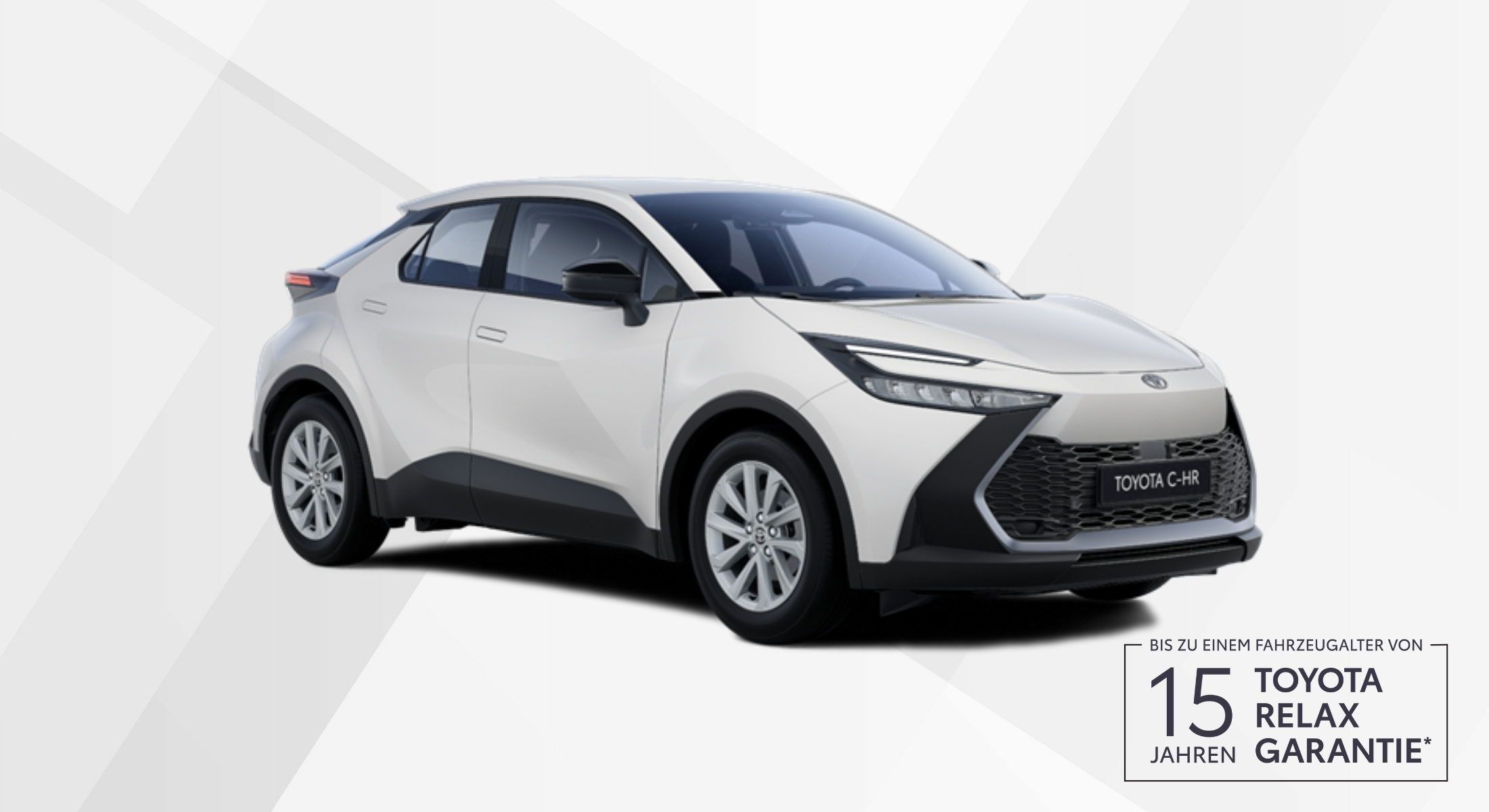 Der Toyota C-HR Plug-in teamplayer in weiss