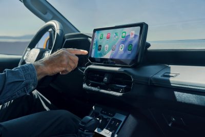 toyota hilux bildschrim lenkrad