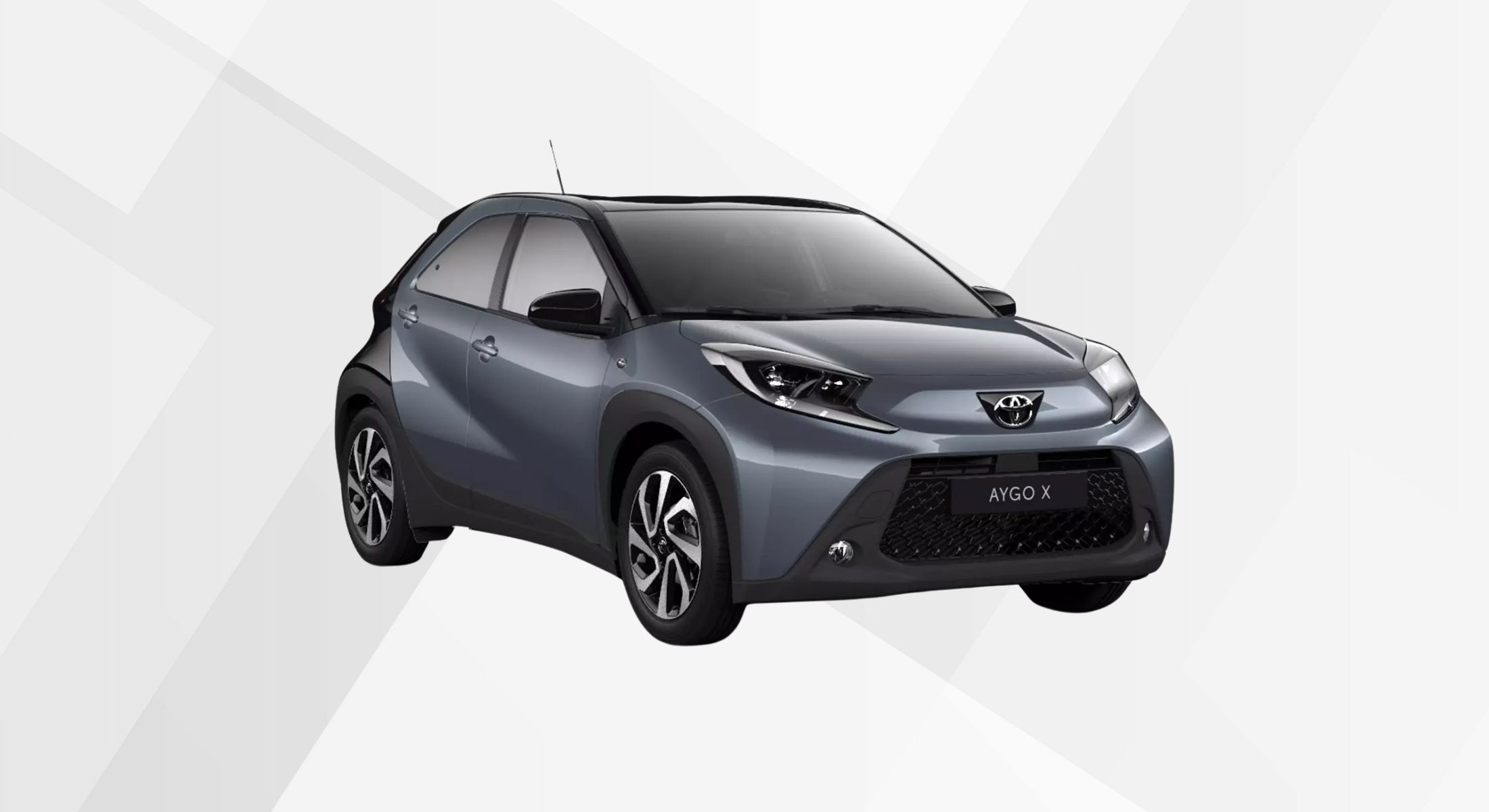 Der Toyota Aygo X Teamplayer in Celestite Grey