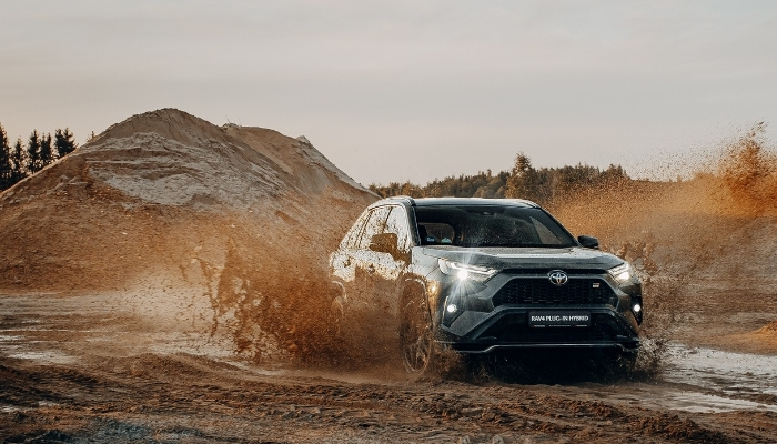 toyota rav4 gr sport in action