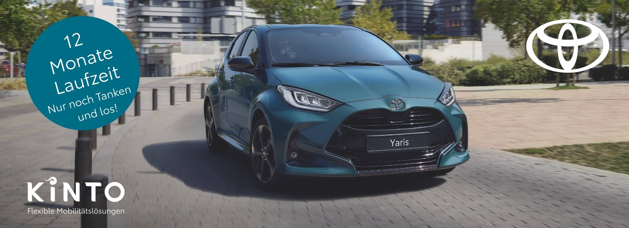 toyota yaris cross business edition in mintgrün