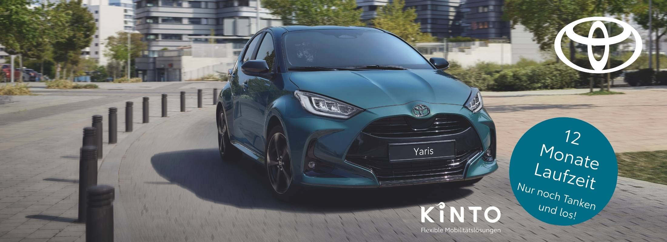 toyota yaris cross business edition in mintgrün