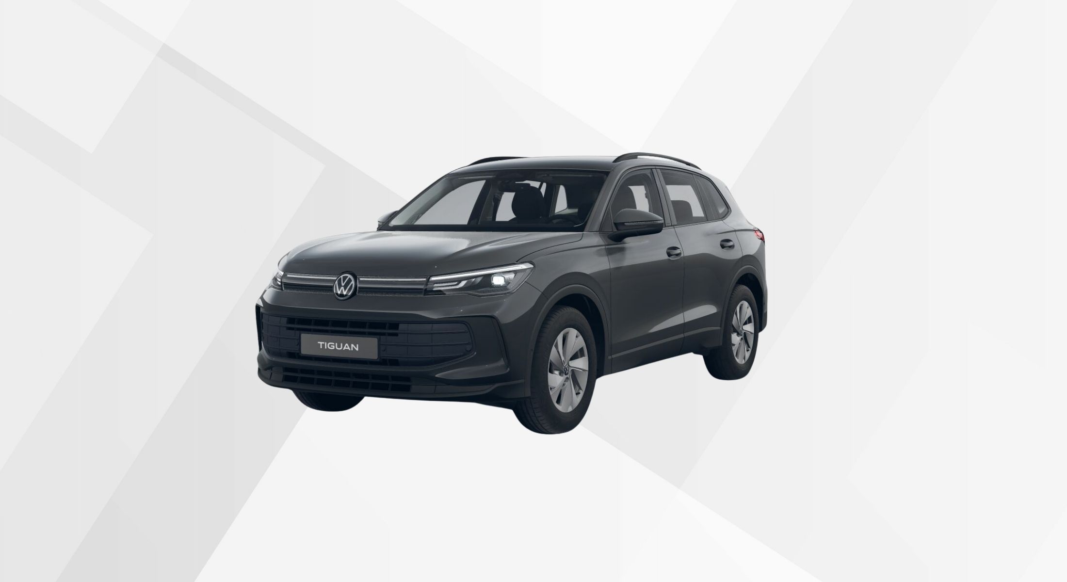 Der VW Tiguan in der Farbe Uranograu.