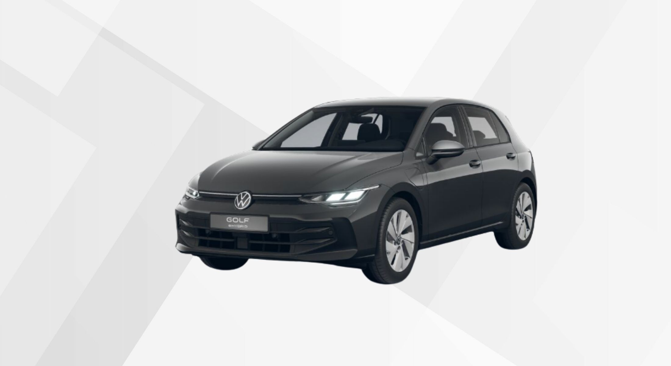 Der VW Golf Life eHybrid in der Farbe Uranograu.