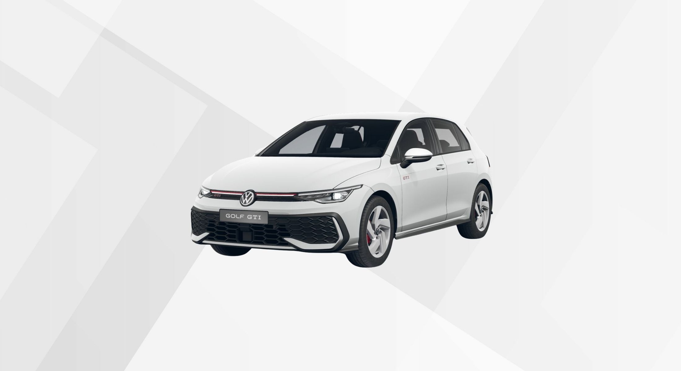 Der VW Golf GTI in der Farbe Pure White