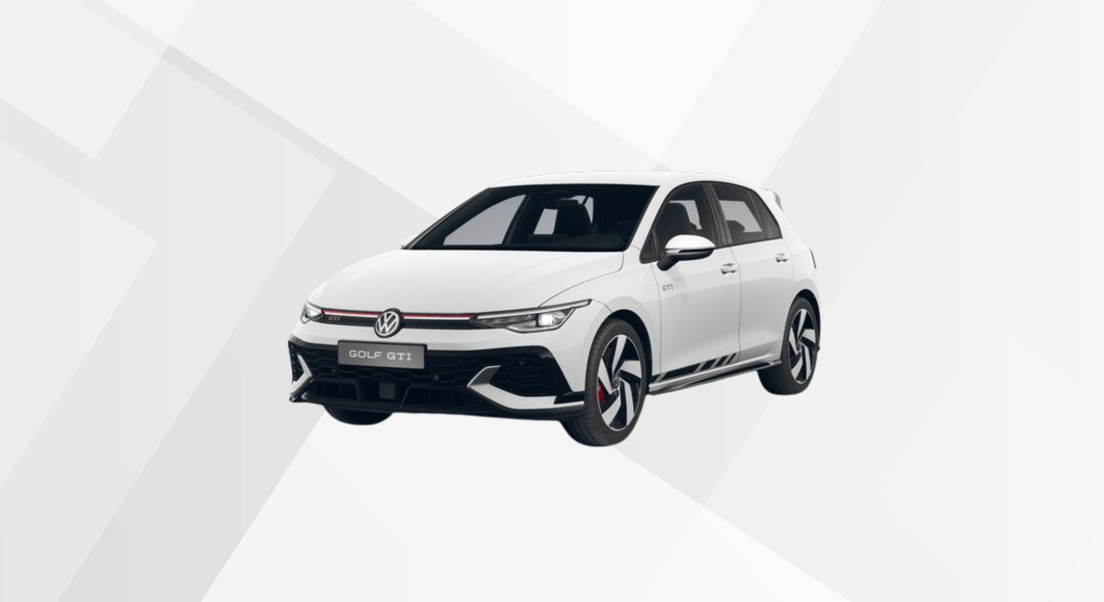 Der VW Golf GTI Clubsport in der Farbe Pure White.