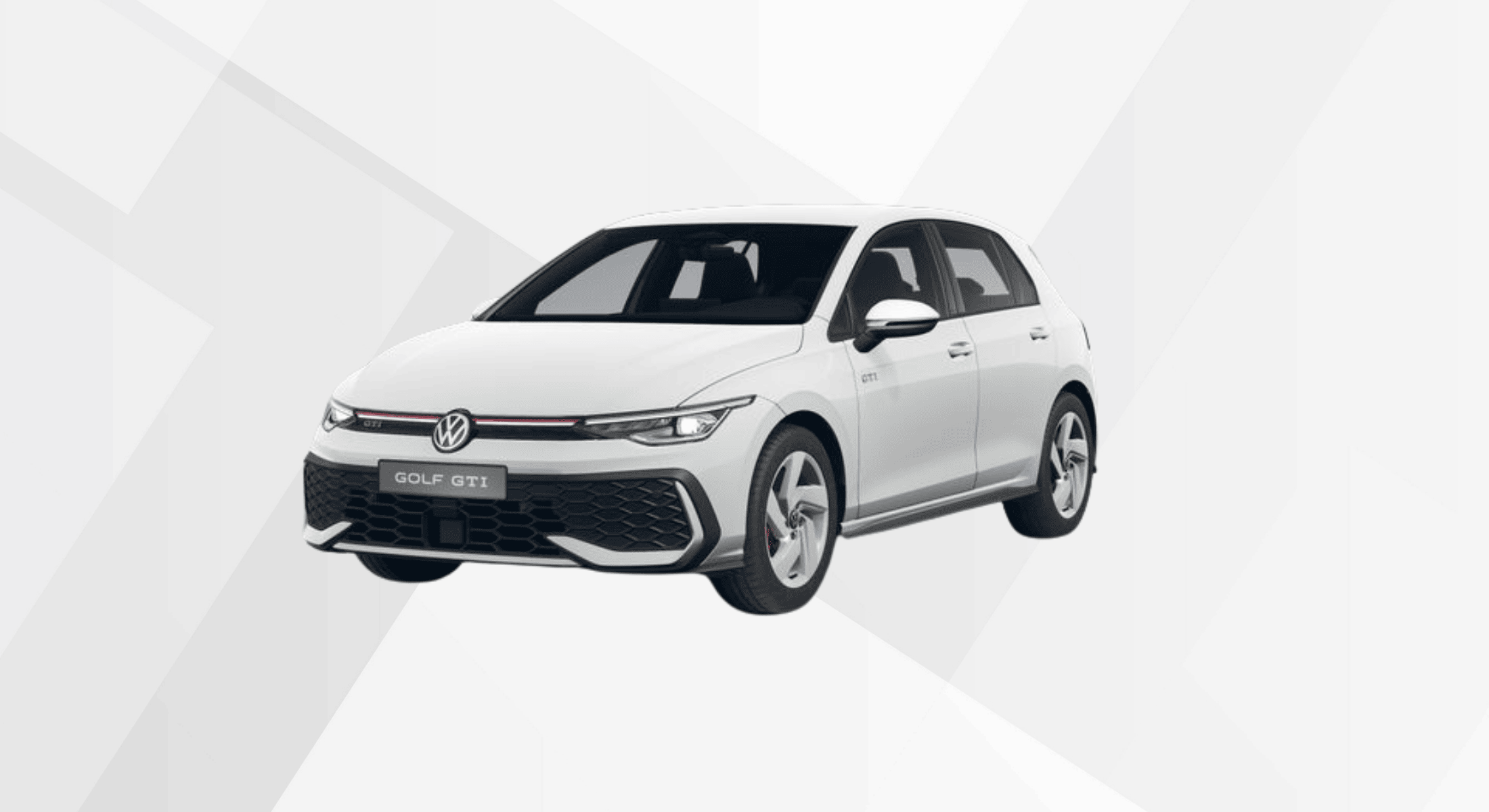 Der VW Golf GTI in der Farbe Pure White