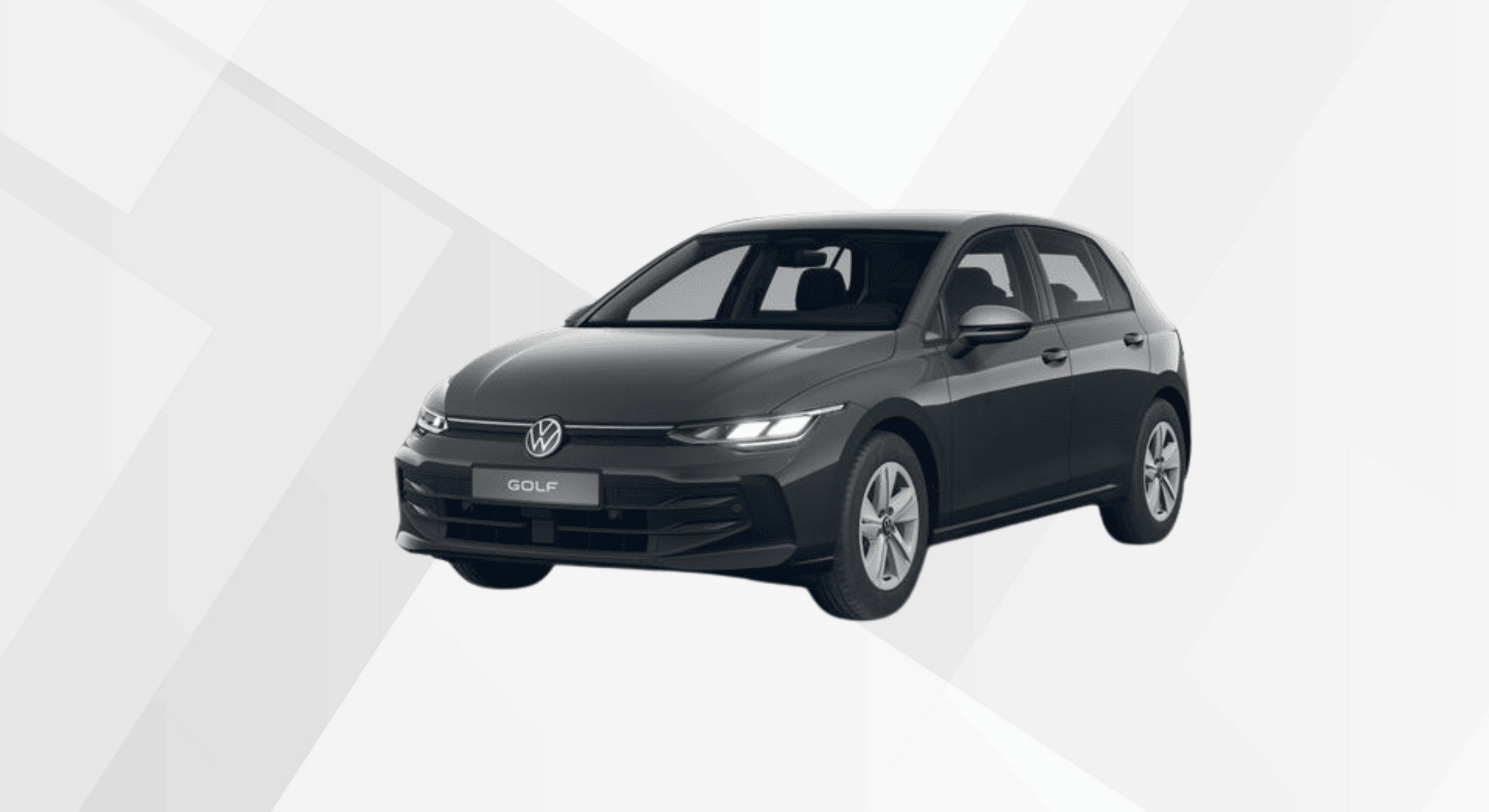 Der VW Golf in der Farbe Uranograu.