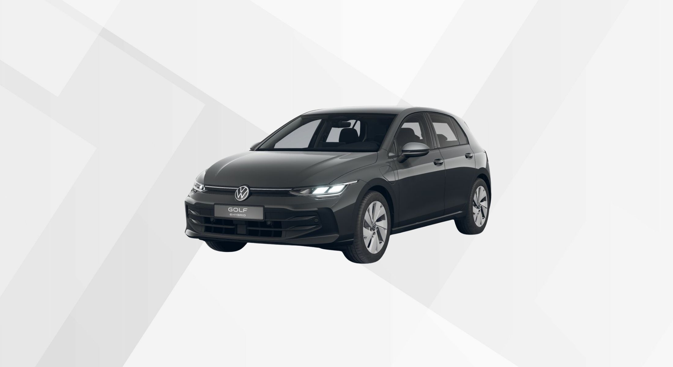 Der VW Golf Life eHybrid in der Farbe Uranograu.