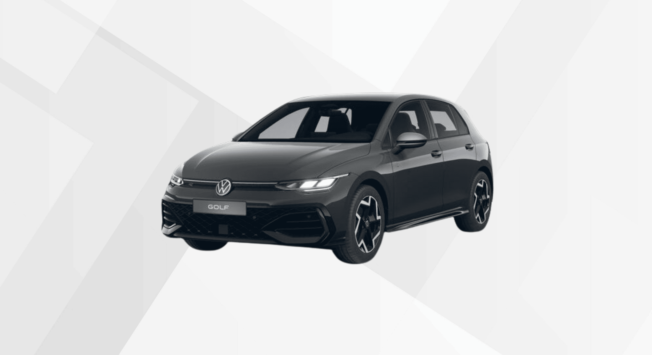 Der VW Golf R-Line in der Farbe Uranograu.