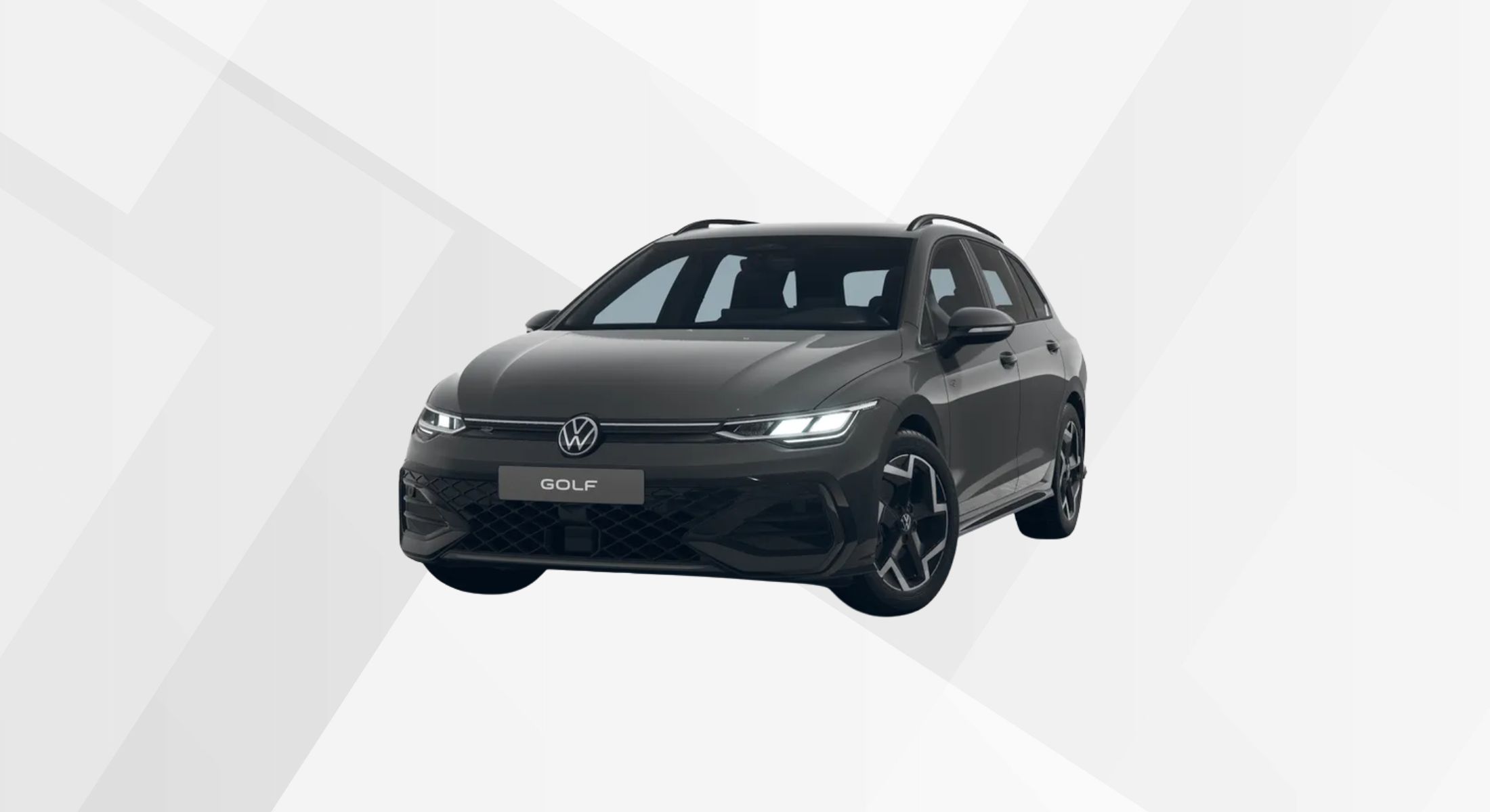 Der VW Golf Variant R-Line in der Farbe Uranograu.