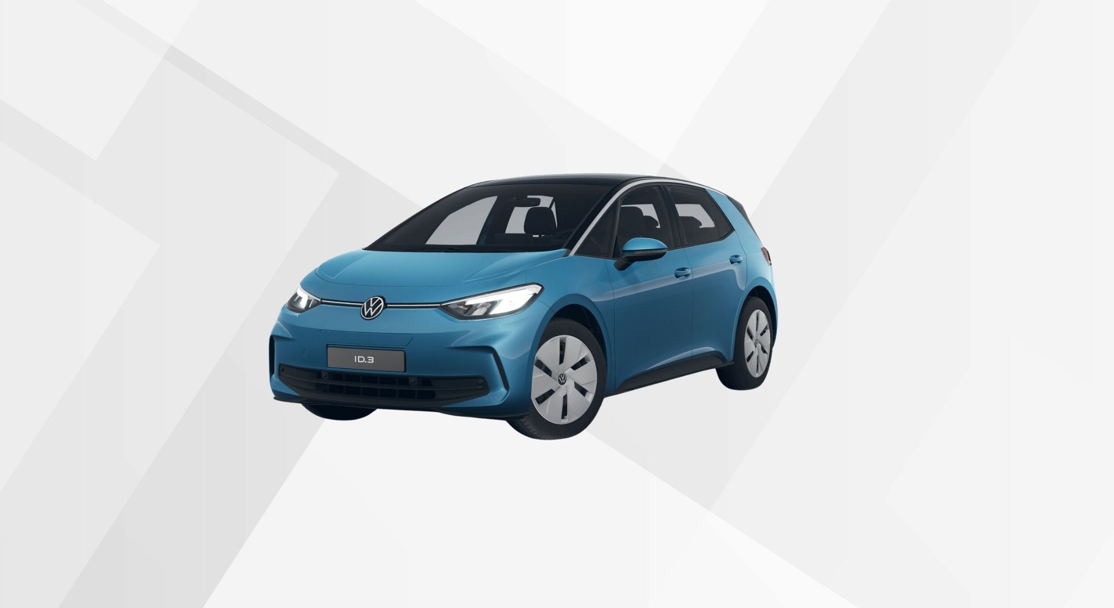 Der VW ID.3 Pure in der Farbe Costa Azul Metallic Schwarz