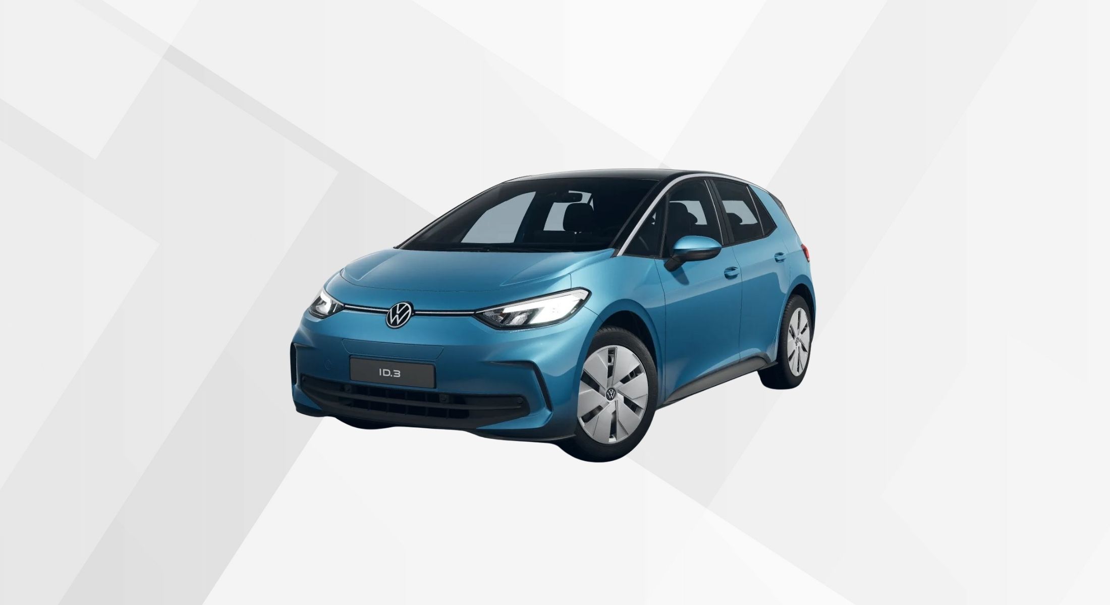 Der VW ID.3 Pure in der Farbe Costa Azul Metallic Schwarz