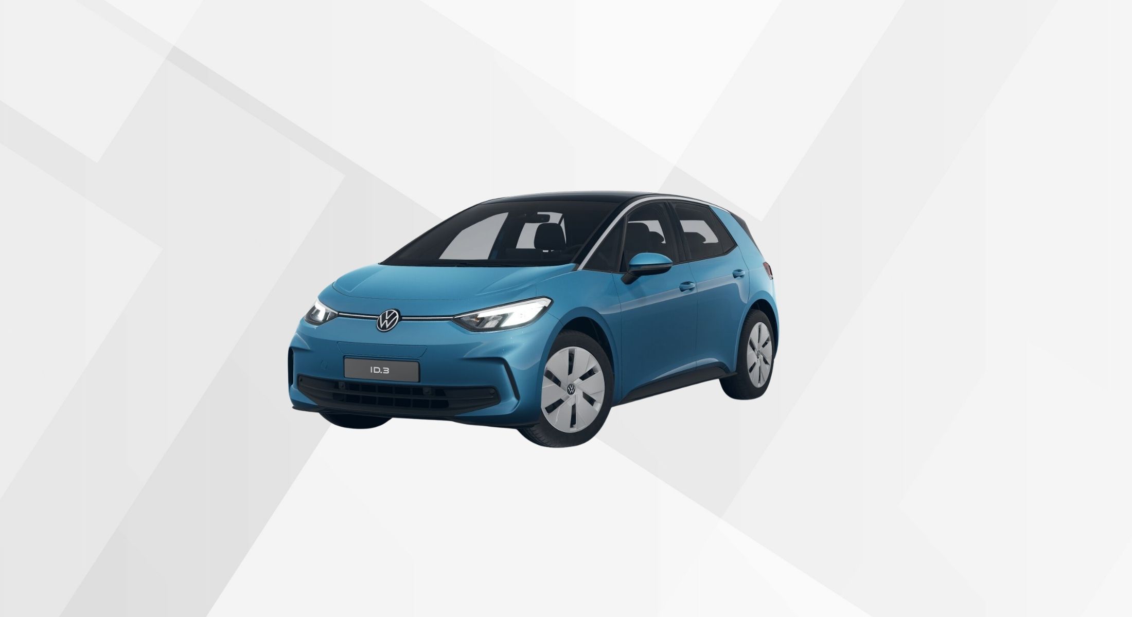 Der VW ID.3 Pure in der Farbe Costa Azul Metallic Schwarz