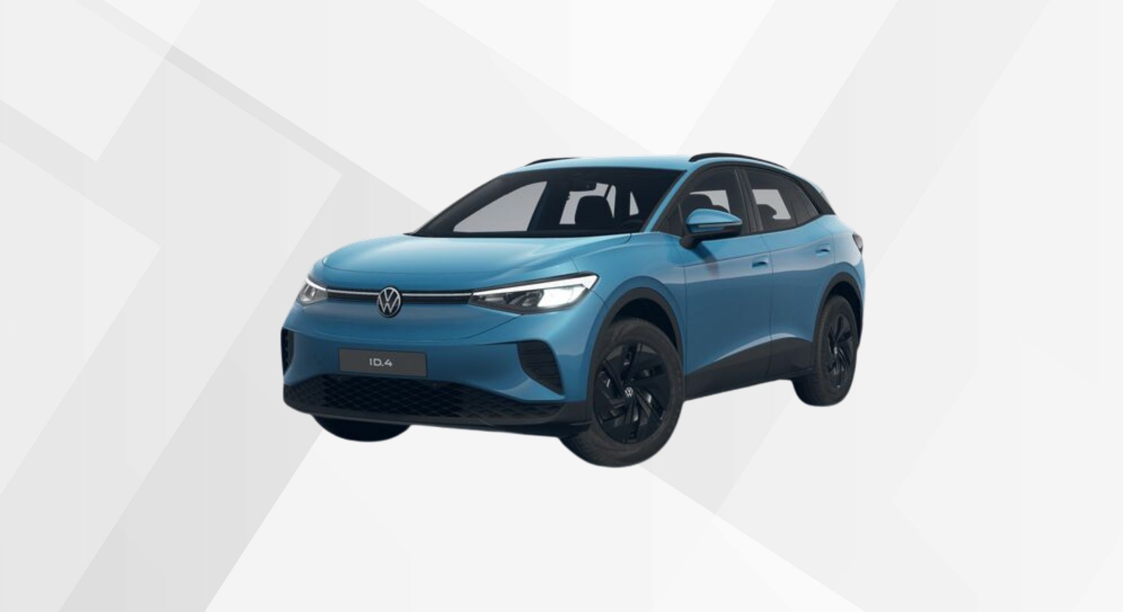 Der VW ID.4 Pure in der Farbe Costa Azul Metallic