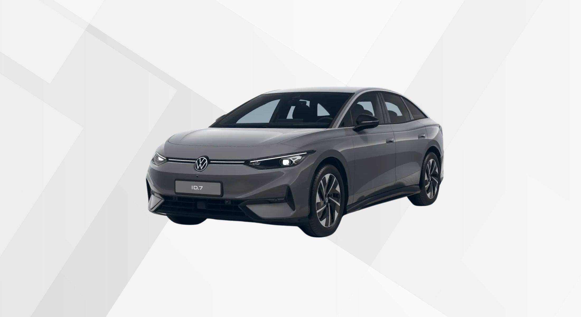 Der VW ID.7 Pro in der Farbe Mondsteingrau.