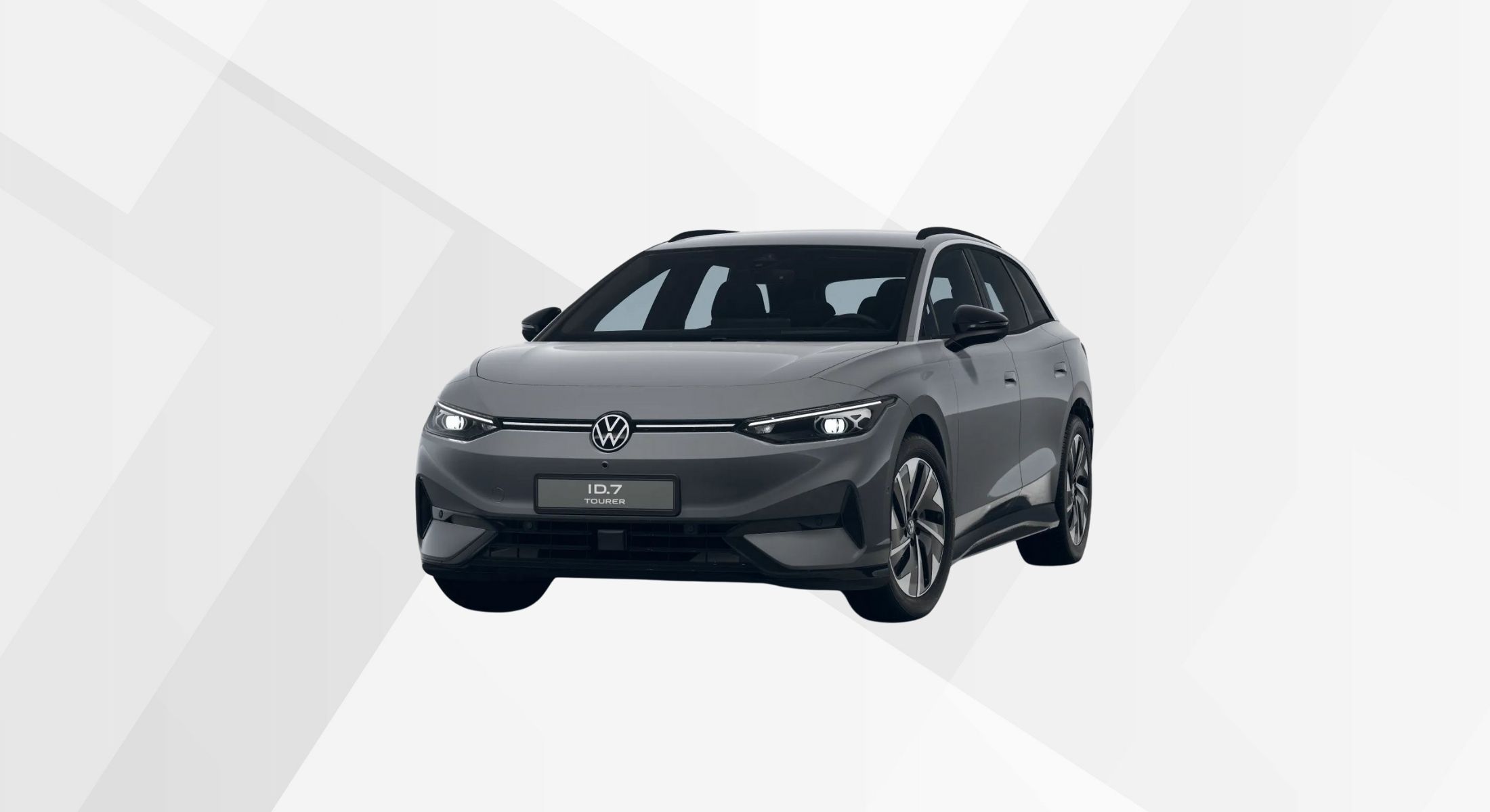Der VW ID.7 Tourer Pro in der Farbe Mondsteingrau.