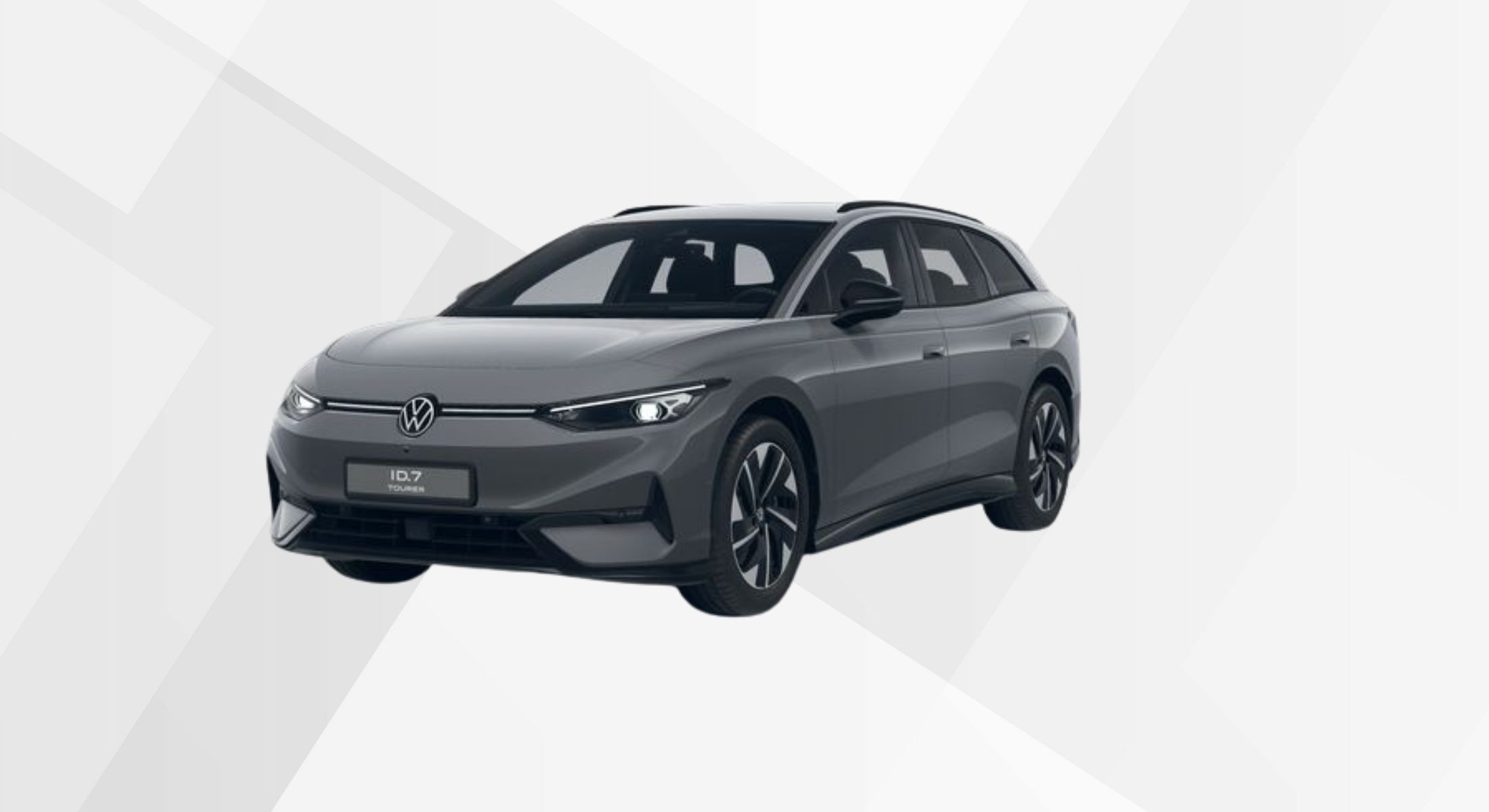 Der VW ID.7 Tourer Pro in der Farbe Mondsteingrau.