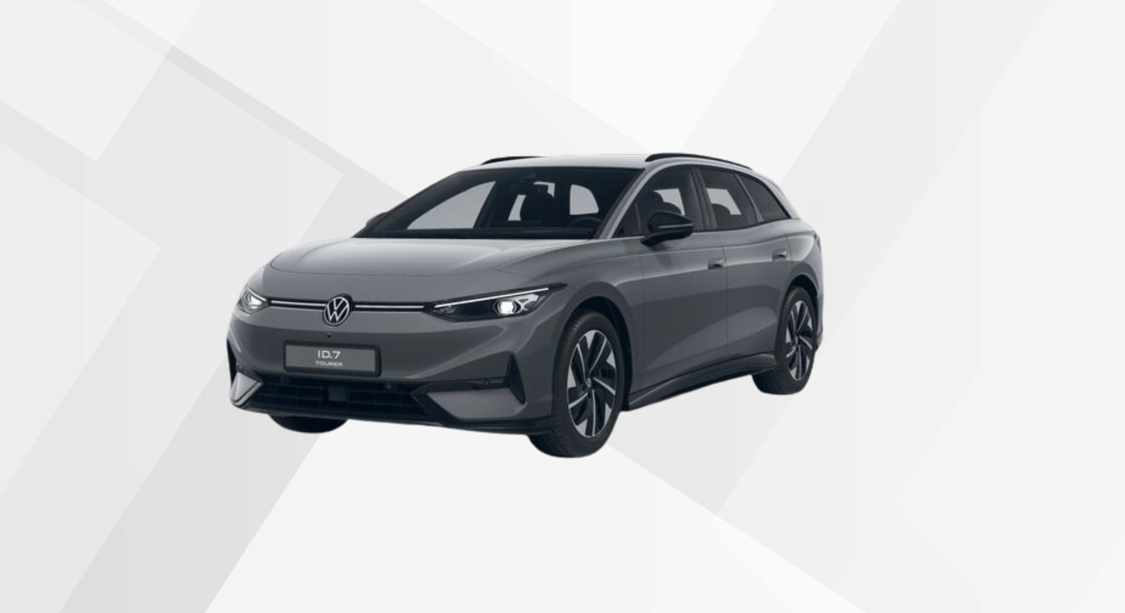 Der VW ID.7 Tourer Pro in der Farbe Mondsteingrau.
