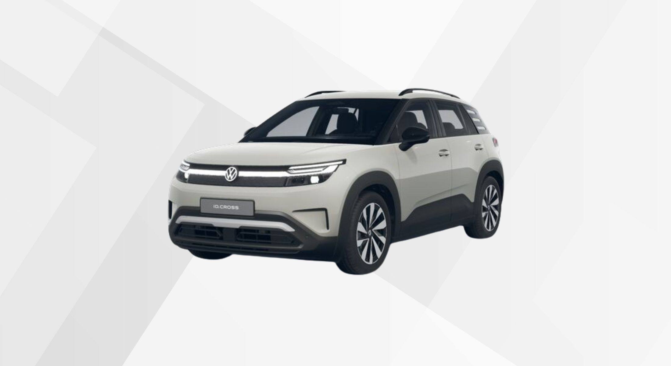 Der VW ID. Cross Style in der Farbe Ascotgrau.