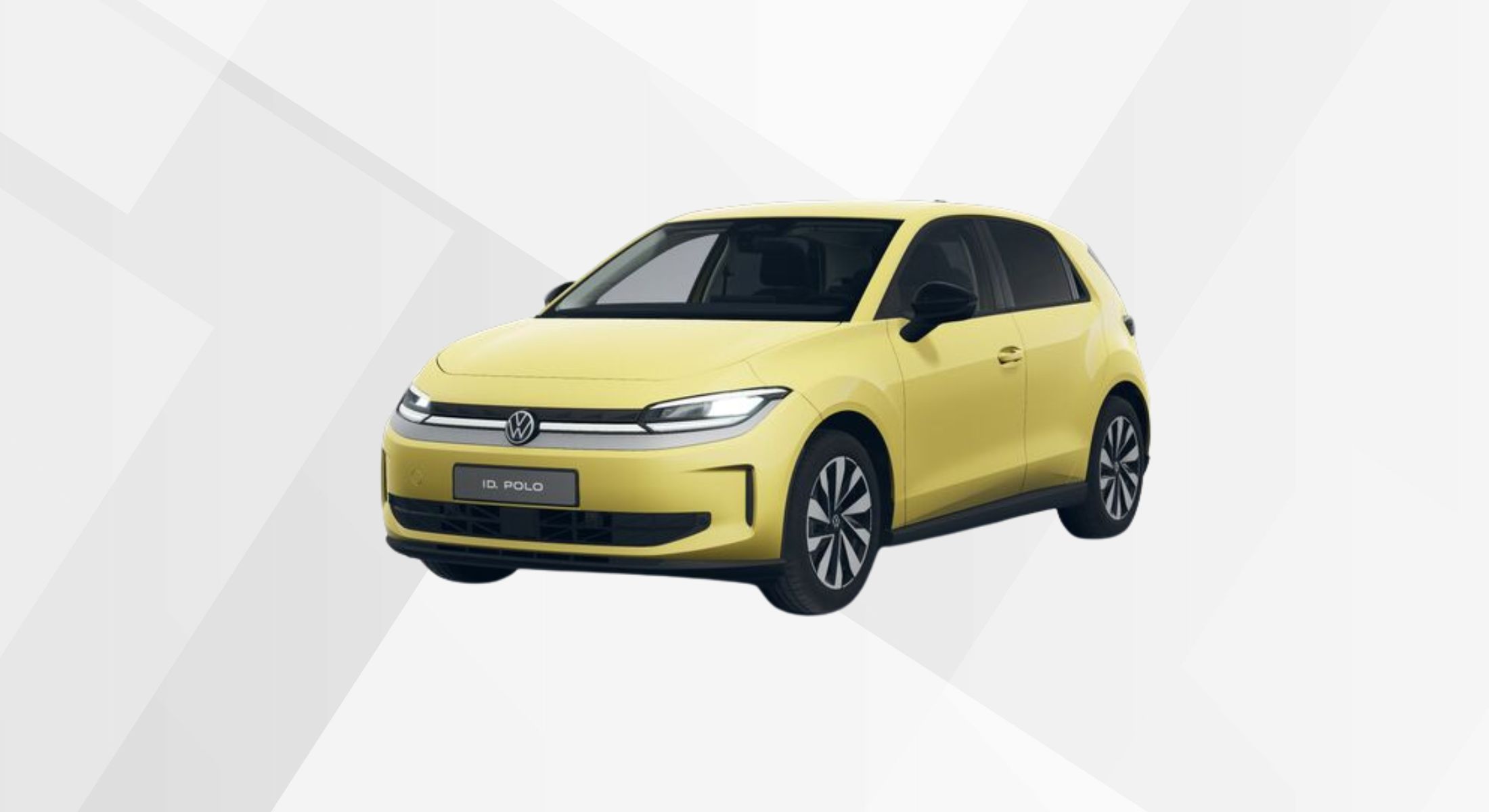 Der VW ID. Polo Launch-Edition Life in der Farbe Pythongelb Metallic. 