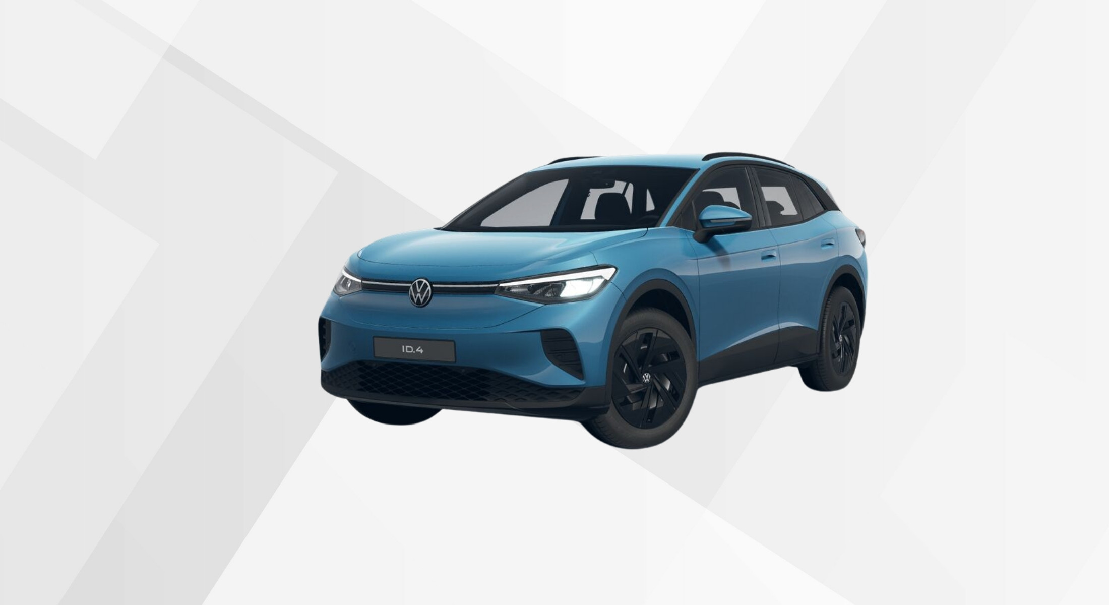 Der VW ID.4 Pro in der Farbe Costa Azul Metallic