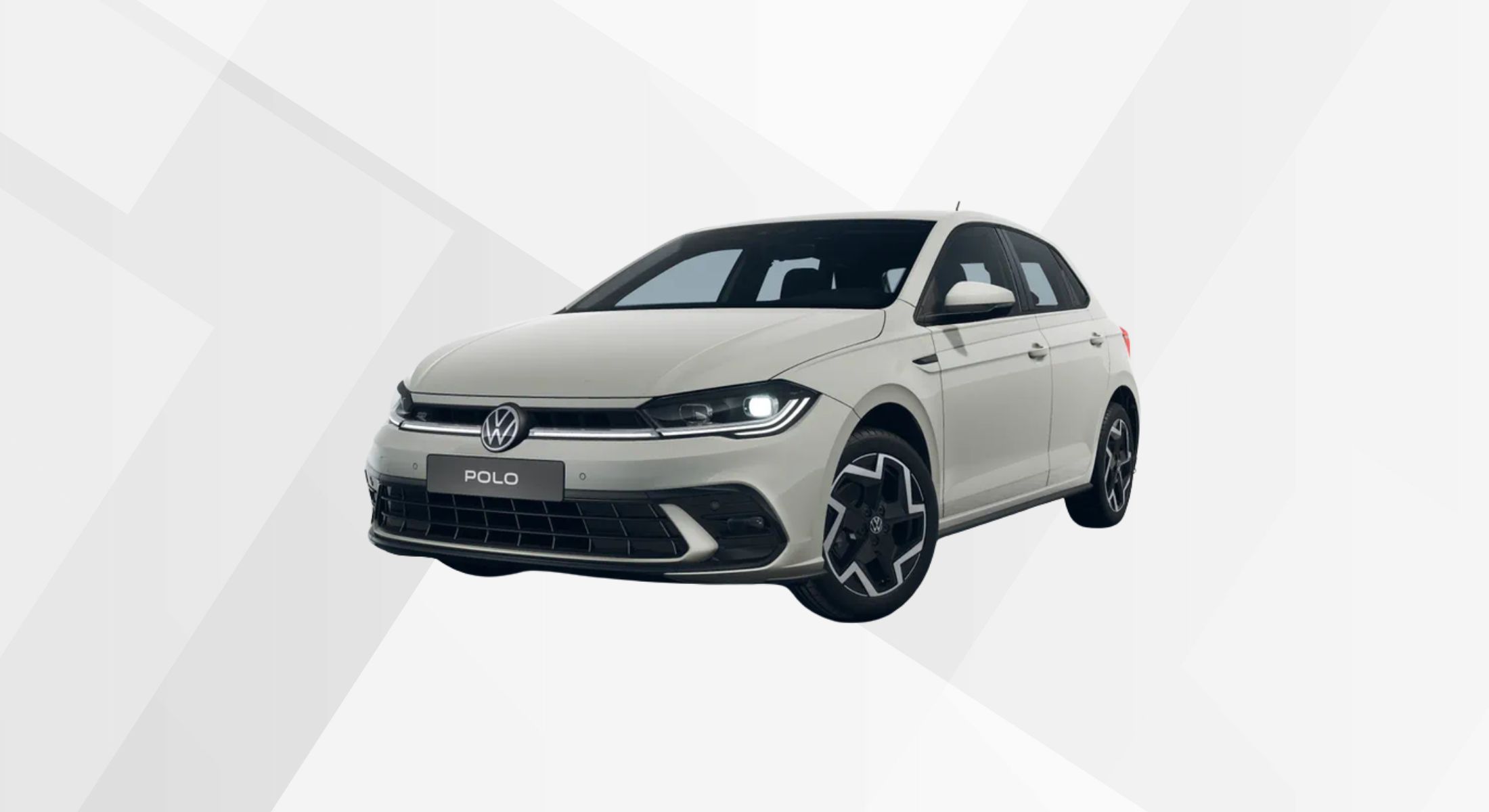 Der VW Polo R-Line in der Farbe Ascotgrau.