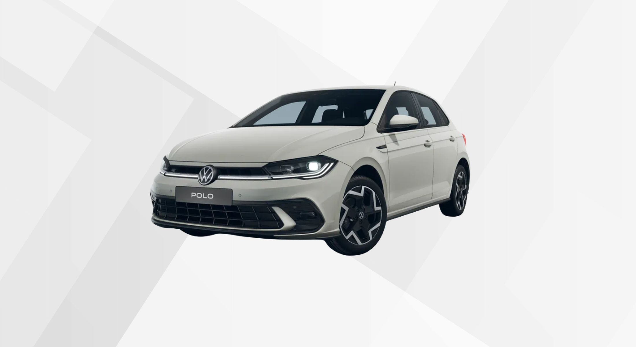 Der VW Polo R-Line in der Farbe Ascotgrau.