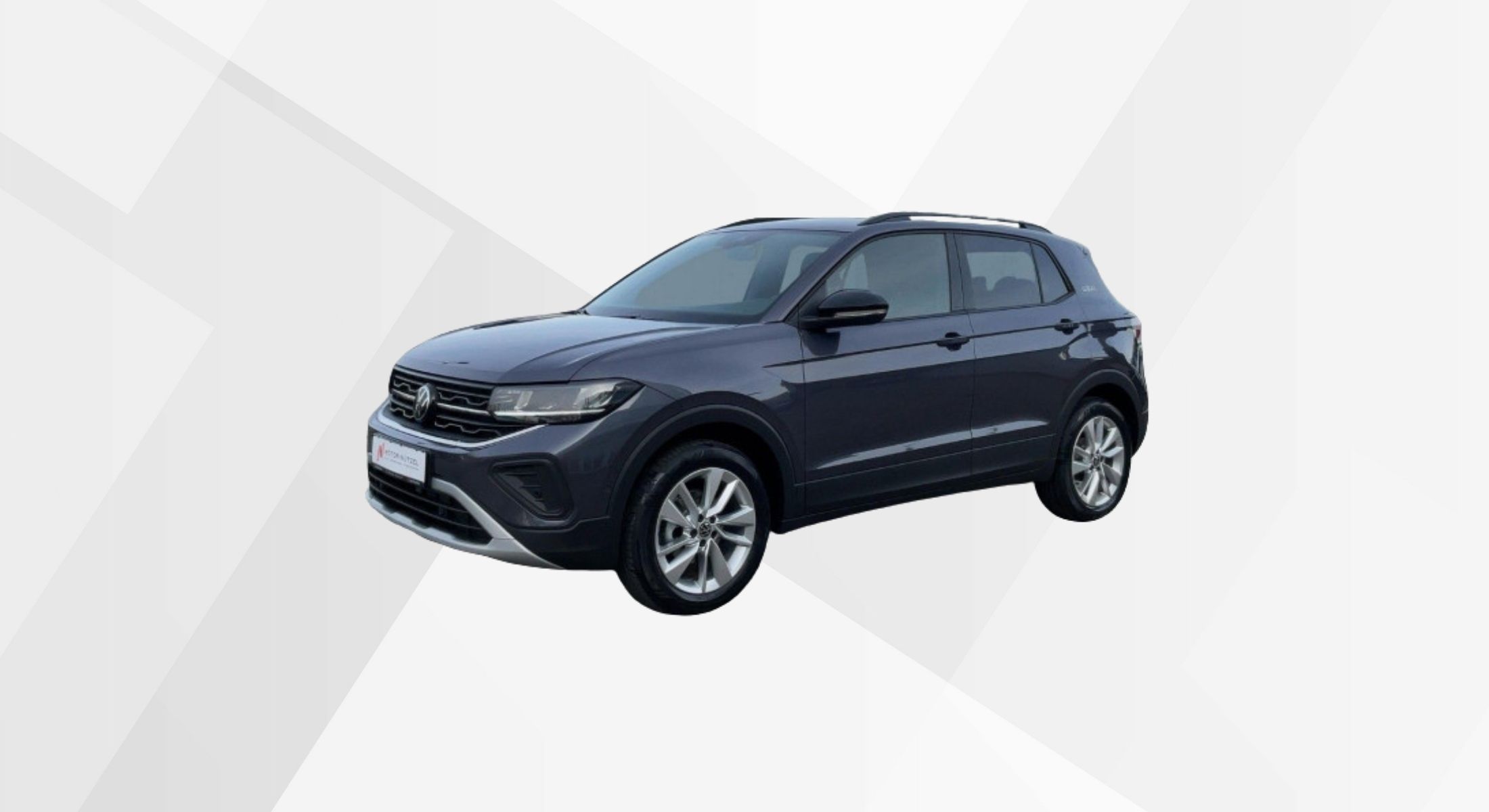 Der VW T-Cross GOAL in der Farbe Rauchgrau Metallic: