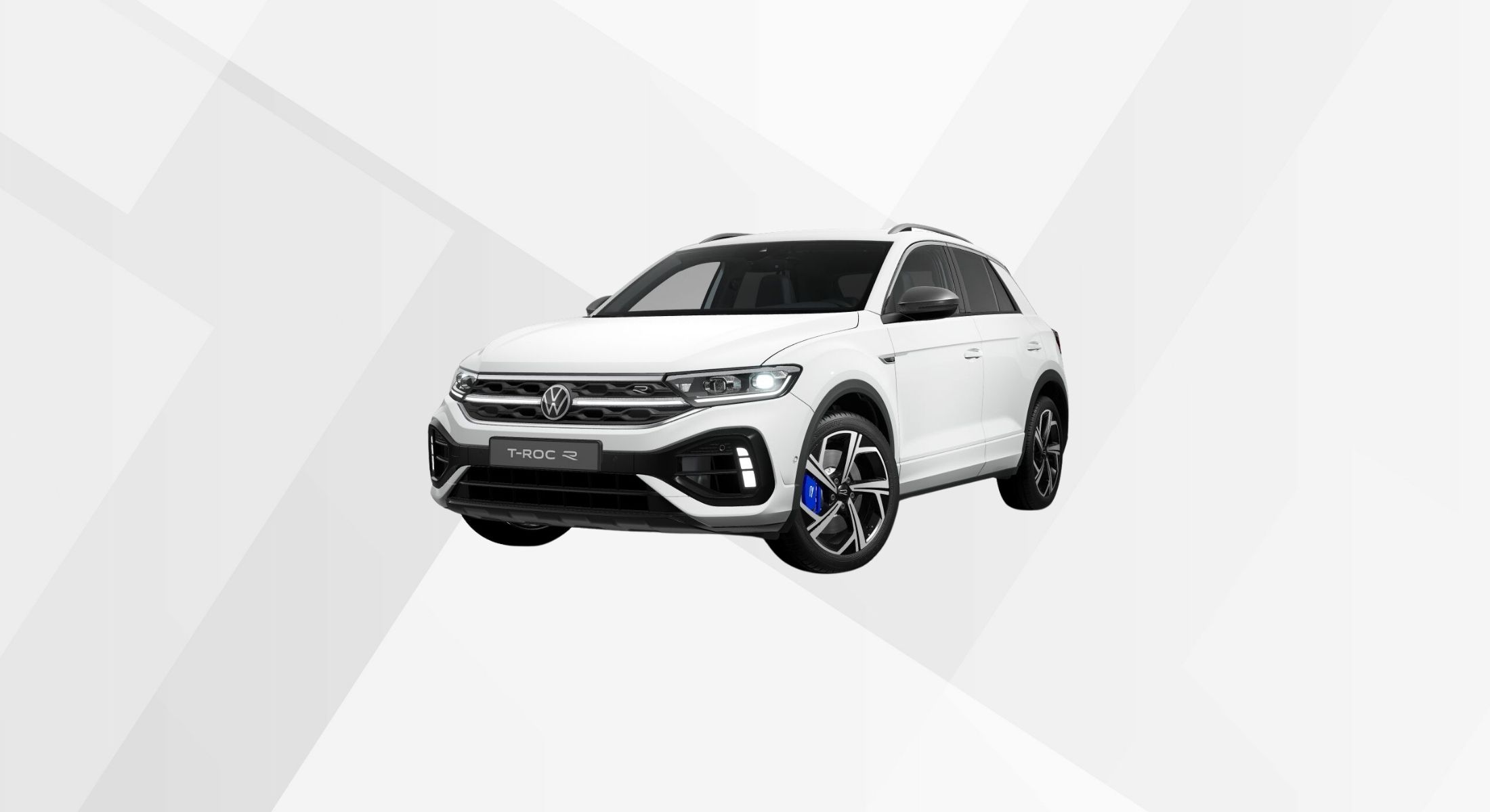 Der T-Roc R in der Farbe Pure White.